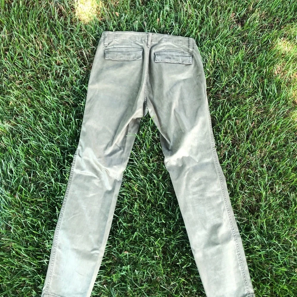 J Crew utility  chino pants in olive green